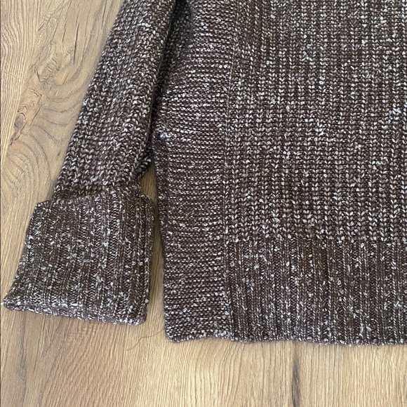 Varley Amelia Half Zip Knit Brown Sweater Pullover - Picture 7 of 8